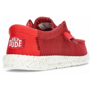 HEYDUDE Wally Stretch Sox HD41898 Herrenschuhe RED