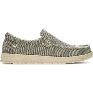 DUDE MIKKA GEFLOCHTENE SCHUHE ARMY_GREEN