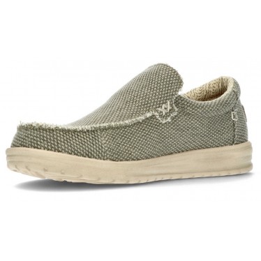 DUDE MIKKA GEFLOCHTENE SCHUHE ARMY_GREEN