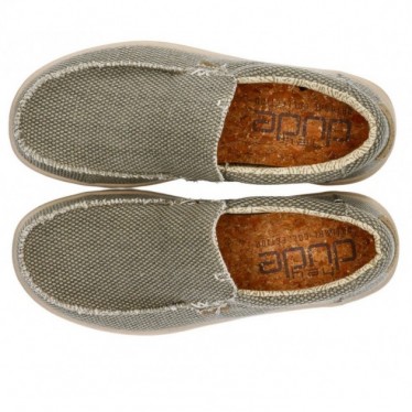 DUDE MIKKA GEFLOCHTENE SCHUHE ARMY_GREEN