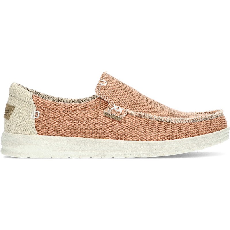 DUDE MIKKA GEFLOCHTENE SCHUHE ORANGE