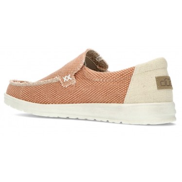 DUDE MIKKA GEFLOCHTENE SCHUHE ORANGE