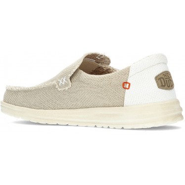DUDE MIKKA GEFLOCHTENE SCHUHE OFF_WHITE