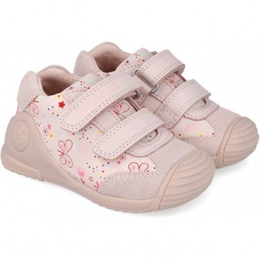Biomecanics 252100 Mädchen Sportschuhe mit Schmetterlingsdruck COTTON_A779