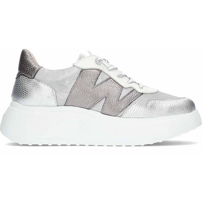Wonders Zenit A-3622 Damen Sneaker PLATA