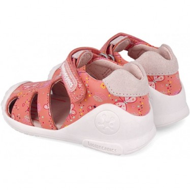 Biomecanics 252101 Sandalen für Mädchen mit Schmetterlingsmuster CANTALUPE_A833