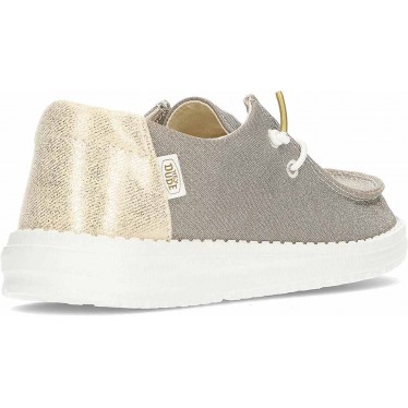 HEY DUDE Metallic Glitzer Damenschuhe HD41082 GOLD