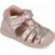 Biomecanics 252103 Bedruckte Mädchensandalen CHAMPAGNE_B122