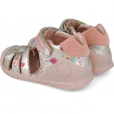 Biomecanics 252103 Bedruckte Mädchensandalen CHAMPAGNE_B122