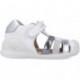 Biomecanics 252104 Lässige Riemchensandalen für Mädchen BLANCO_PLATA_B313