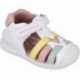 Biomecanics 252104 Lässige Riemchensandalen für Mädchen BLANCO_MULTI_C310