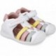 Biomecanics 252104 Lässige Riemchensandalen für Mädchen BLANCO_MULTI_C310
