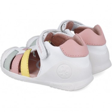 Biomecanics 252104 Lässige Riemchensandalen für Mädchen BLANCO_MULTI_C310