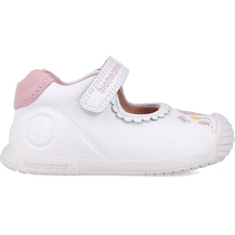 Merceditas für Mädchen Biomecanics 252105 Garten BLANCO_B050