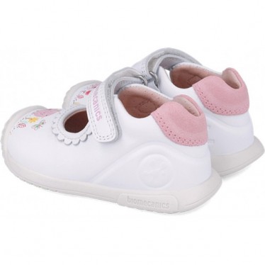 Merceditas für Mädchen Biomecanics 252105 Garten BLANCO_B050