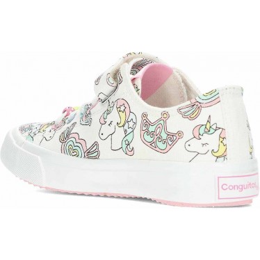CONGUITOS Einhorn Fantasy 284096 Mädchen Sneaker WHITE
