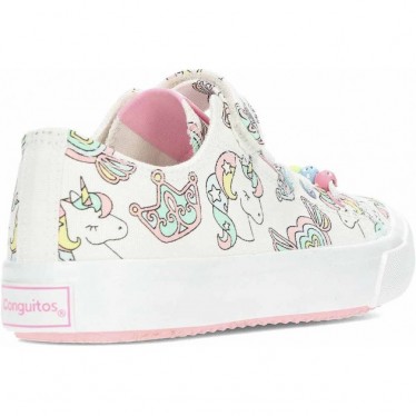 CONGUITOS Einhorn Fantasy 284096 Mädchen Sneaker WHITE