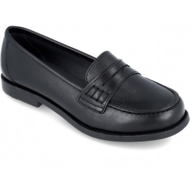 Garvalín 241705 Copete Schulmokassins für Mädchen NEGRO_A054