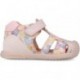 Biomecanics 252110 Sandalen für Mädchen mit Herz-Print COTTON_A779