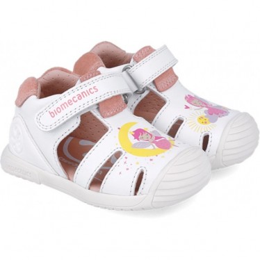 Biomecanics 252111 Zwillings-Sandalen für Mädchen BLANCO_A050