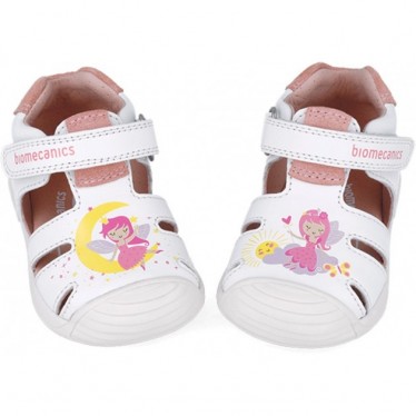 Biomecanics 252111 Zwillings-Sandalen für Mädchen BLANCO_A050