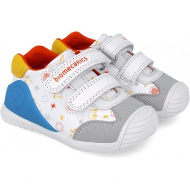 Biomecanics 252115 Bedruckte Sportschuhe für Jungen BLANCO_YEMA_C835