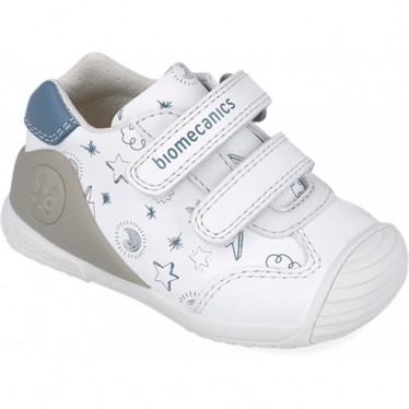 Biomecanics 252115 Bedruckte Sportschuhe für Jungen BLANCO_INDIGO_B834