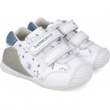 Biomecanics 252115 Bedruckte Sportschuhe für Jungen BLANCO_INDIGO_B834