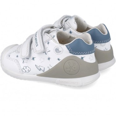Biomecanics 252115 Bedruckte Sportschuhe für Jungen BLANCO_INDIGO_B834