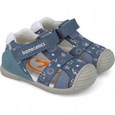 Biomecanics 252116 Bedruckte Jungen-Sandalen PETROL_A556