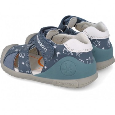 Biomecanics 252116 Bedruckte Jungen-Sandalen PETROL_A556