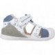 Biomecanics 252116 Bedruckte Jungen-Sandalen BLANCO_INDIGO_B834