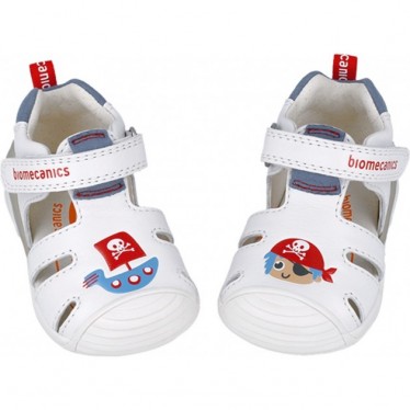 Biomecanics 252118 Piraten-Sandalen für Jungen BLANCO_B050