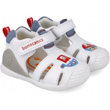 Biomecanics 252118 Piraten-Sandalen für Jungen BLANCO_B050