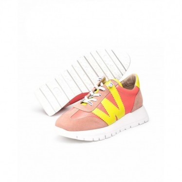 Wonders A-2476 Racer Damen Sportschuh CORAL