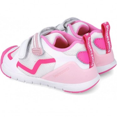 BIOMECANICS Erste Schritte Kinder-Sportschuhe 252133 BLANCO_FUCSIA_D304