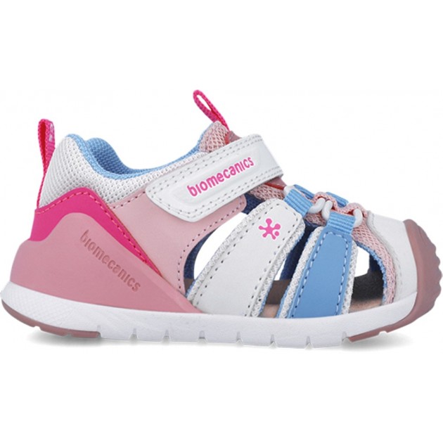 BIOMECANICS Sport 252135 Mädchen-Sandale BLANCO_ROSA_D113 BIOMECANICS Sport 252135 Mädchen-Sandale BLANCO_ROSA_D113
