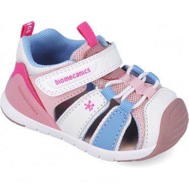 BIOMECANICS Sport 252135 Mädchen-Sandale BLANCO_ROSA_D113