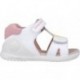 Biomecanics 252140 Twin Biogateo Mädchensandalen BLANCO