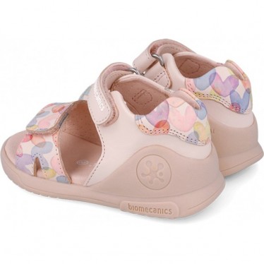 Biomecanics 252141 offene Sandale für Mädchen mit Biogateo-Print COTTON_A779