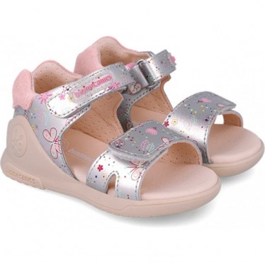 Biomecanics 252142 Biogateo Sandalen mit offener Spitze und Print für Mädchen PLATA_B198