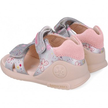 Biomecanics 252142 Biogateo Sandalen mit offener Spitze und Print für Mädchen PLATA_B198