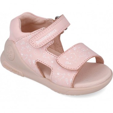 Biomecanics 252143 Biogateo Sandalen mit offener Spitze und Aufdruck für Mädchen ROSA_A032