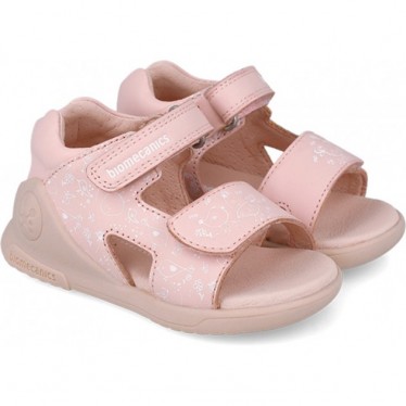 Biomecanics 252143 Biogateo Sandalen mit offener Spitze und Aufdruck für Mädchen ROSA_A032