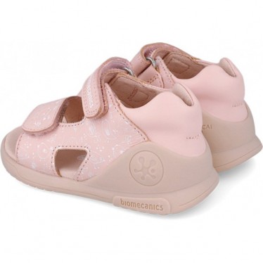 Biomecanics 252143 Biogateo Sandalen mit offener Spitze und Aufdruck für Mädchen ROSA_A032