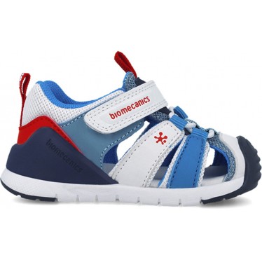 BIOMECANICS Sport 252135 Jungensandale BLANCO_AZUL_B057