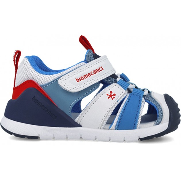BIOMECANICS Sport 252135 Jungensandale BLANCO_AZUL_B057 BIOMECANICS Sport 252135 Jungensandale BLANCO_AZUL_B057