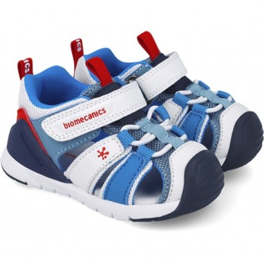 BIOMECANICS Sport 252135 Jungensandale BLANCO_AZUL_B057