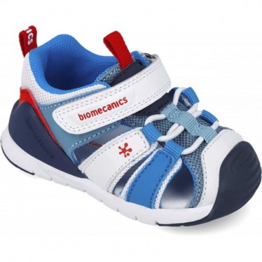 BIOMECANICS Sport 252135 Jungensandale BLANCO_AZUL_B057