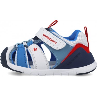 BIOMECANICS Sport 252135 Jungensandale BLANCO_AZUL_B057
